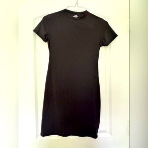 Black Skims Short Sleeve Mini Dress